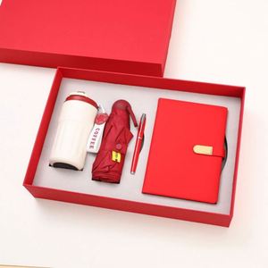 Business Coffee Cup Set Umbrella Charging Treasure Notebook <b>Gift</b> Box <b>Creative</b> Annual Party <b>Gift</b> Custom Logo New Trend Product - Product Image 6