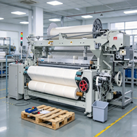Machine à tisser textile JDX758B à sergé pour serviettes en tissu éponge, avec dobby électronique, sélection de trame 6 couleurs et moteur servo pour enroulement