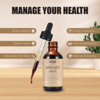 Boisson énergétique OEM au Shilajit, Shilajit liquide pur de l'Himalaya, Gouttes d'acide fulvique 50ML 60ML, Gouttes liquides de Shilajit, Gouttes de Shilajit