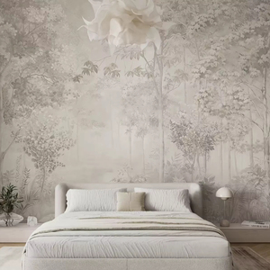 <span class=keywords><strong>วอลเปเปอร์</strong></span>ภาพจิตรกรรมฝาผนังลายป่าที่มีเสน่ห์ <span class=keywords><strong>ฉาก</strong></span>ธรรมชาติที่สมจริงสำหรับตกแต่งห้องนั่งเล่นและห้องนอน - Product Image 1