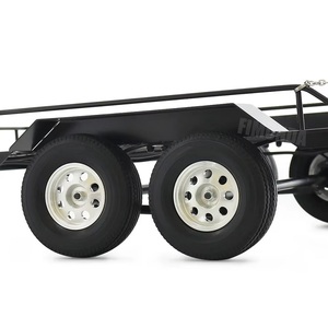 <span class=keywords><strong>Kit</strong></span> de remorque à double essieu en métal pour camion <span class=keywords><strong>RC</strong></span> 1/10 Axial SCX10 TRX4 TRX6 Redcat GEN8 RGT 86100 SMT <span class=keywords><strong>Tamiya</strong></span> CC01 - Product Image 6