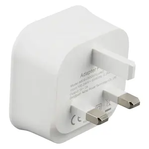 Portable Mini USB Wall Charger UK Plug 5V 2A 3Pin Travel Power Adapter 1Port Fast Charging For iPhone Xiaomi Smart Phone