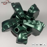 Foret de forage PDC avec filetage API REG, foret de coupe de roche durable pour les projets miniers et de forage de fondations