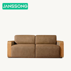 Colección de Muebles de Madera de Teca de Lujo, Conjunto de Sofás de Jardín, Sofá de Madera Moderno para Hoteles, Elegante Conjunto de Muebles de Patio, Sofá de Jardín para Exteriores - Product Image 3