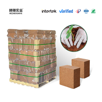 Substrat en fibres de coco compressées renouvelables, équilibre du pH stable pour l'horticulture, les fleurs, l'élevage de vers et la culture hors-sol
