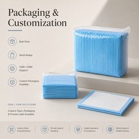 Tapis d'entraînement pour animaux de compagnie en vrac, bleus, matelassés, super absorbants, à séchage rapide, pour la maison, la cage et les voyages