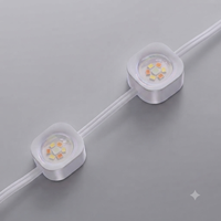 Lumières d'extérieur permanentes en plastique RGBWWIC Pro 50FT IP67 résistantes au gel, synchronisation musicale via application intelligente, intensité réglable, garantie 3 ans