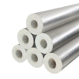 Tuyau d'isolation en silicate d'aluminium, matériau pour ligne <span class=keywords><strong>de</strong></span> vapeur <span class=keywords><strong>de</strong></span> four, <span class=keywords><strong>laine</strong></span> <span class=keywords><strong>de</strong></span> <span class=keywords><strong>verre</strong></span> auto-adhésive ignifuge et isolante thermiquement - Product Image 1