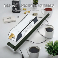 Tarjeta de Red Inalámbrica USB Externa de 150Mbps 2DB LW05-A-2 CN para Computadora de Escritorio y Portátil WiFi4 Ralink Lei Ling en Stock