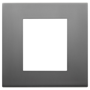 Plaque de porte en acier inoxydable satiné, longueur 10,1 cm, hauteur 1,9 cm - Product Image 1