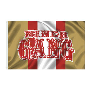 Haute Qualité 3X5FT Bang Bang Niner Gang Niners Bannières nfls NFC WEST CHAMPIONS San Francisco 49ers Drapeau - Product Image 2