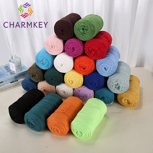 Rollo grande supergrueso de 400g, venta al por mayor, Material tejido a mano, hilo de <span class=keywords><strong>camiseta</strong></span> para tejer a mano, cesta de almacenamiento de ganchillo - Product Image 3