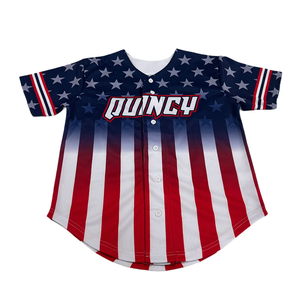 Maillot de baseball de qualité supérieure en polyester sublimé, chemise de baseball vierge à boutons pour homme - Product Image 2