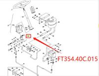 Ensemble de direction hydraulique FT354.40C.015 pour les machines agricoles et les équipements Foton Lovol, tracteurs agricoles