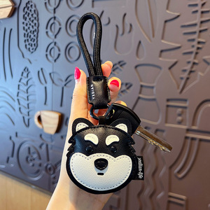 <span class=keywords><strong>Porte</strong></span>-clés HECION en cuir PU Shiba Inu, adorable breloque chien <span class=keywords><strong>Husky</strong></span>, accessoire de sac, <span class=keywords><strong>porte</strong></span>-clés de voiture, pendentif de sac à dos, cadeau pour couple - Product Image 6