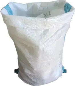 Çin üretici 25kg 50kg 100kg beyaz tahıllar mısır polipropilen çuval pp dokuma çanta şeker pirinç için