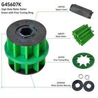 Pièces de semoir agricole : Rouleau de mesure vert à débit continu et élevé AA45607 avec anneau A57195