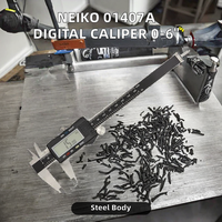 NEIKO 01407A Calibre numérique électronique 0-150 mm en acier inoxydable avec grand écran LCD et bouton de changement rapide