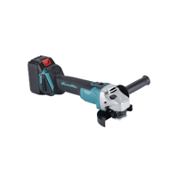 Meuleuse d'angle électrique portative rechargeable 21V 100/125 mm, petite machine de découpe sans balais à batterie au lithium avec interrupteur