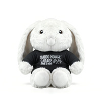 Boneka Kelinci Lembut Custom Uyeah, Boneka Plushie Bertelinga Panjang, Isi Kapas PP, Hadiah Anak, Mainan Boneka Kelinci OEM dengan Desain Kain