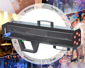 Vente en gros LED RVB Lumières de fête pour DJ Pistolet à fumée à effet de scène et machine à brouillard avec pulvérisation de brumisation et machine à jet de CO2 - Product Image 1