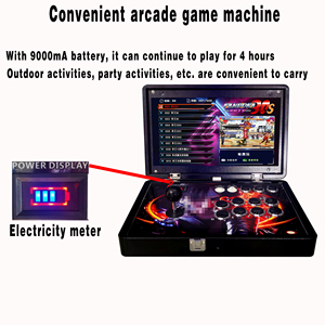 Máquina <span class=keywords><strong>Arcade</strong></span> Pandora Box 3D con Pantalla HD Grande de 14 Pulgadas, +36800 Juegos, WiFi, Plegable, Consola de Juegos Mini para el Hogar, Doble Joystick, Inglés - Product Image 4