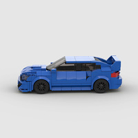 Compatible avec les briques de marque, voiture de course sportive, blocs de construction MOC, jouet éducatif DIY, modèle en plastique ABS, vente en gros pour le commerce extérieur
