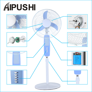 Bán buôn sạc pin hoạt động Quạt đứng yên tĩnh Chiều cao có thể điều chỉnh Fan - Product Image 3