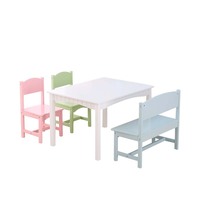 Offre Spéciale : Ensembles de Meubles Modernes en Bois pour Enfants – Idéal pour l'École et la Chambre – Table et Chaises pour Enfants, Bureau pour Tout-Petits