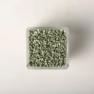 45 w,-% 대나무 섬유 혼합 생체 고분자 화합물 펠릿 생분해 성 사출 성형 저렴한 플라스틱 펠릿 1 kg