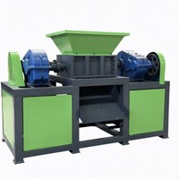 Spezieller Doppelwellen-Schredder für Aluminium-Recyclinganlagen, Vorzerkleinerungsgerät für Sortierlinien für Komprimierte Dosenballen