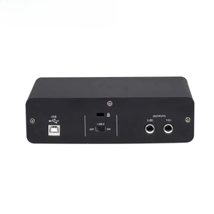 Professional USB Sound Card Audio <strong>Interface</strong> Recording Studio 2 in 2 Out with 48V Power Supply for Computer Singing - Product Image 2