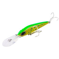 Leurre Minnow ABS 90g, appât dur pour la pêche en mer et en bateau, pour maquereaux et poissons d'eau salée, leurre flottant de surface