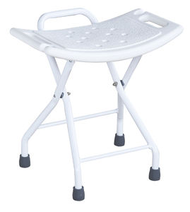 เก้าอี้อาบน้ำพลาสติก ที่นั่งนิรภัยสำหรับอาบน้ำ ปรับความสูงได้ โครงอะลูมิเนียมชุบอโนไดซ์ กันลื่น เก้าอี้อาบน้ำอะลูมิเนียม - Product Image 3