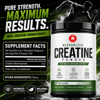 Bubuk Creatine Monohydrate Mikronisasi Suplemen OEM untuk Pertumbuhan dan Pemulihan Otot