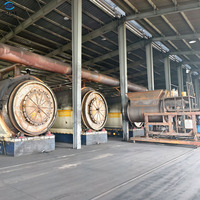 Système de pyrolyse de pneus usagés industriels à usage intensif pour les projets de sources d'énergie renouvelable à grande échelle, équipement de pyrolyse