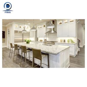 Mobili da Cucina Modulari Personalizzati Prima Wholesale, Ecologici, Moderni, in Rovere Bianco, Stile Shaker, con <span class=keywords><strong>Pannelli</strong></span> in Legno Massello per Appartamenti e Ville - Product Image 5