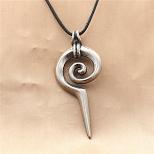 Spiral Stainless Steel Pendant Unisex Necklace Geometric Themed <b>Charm</b> 190174 - Product Image 2
