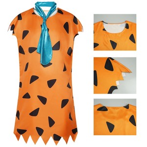 Disfraz de Fred Flintstones de Lianxuan para Hombre y Niños, Disfraz de Hombre Primitivo para Halloween - Product Image 2