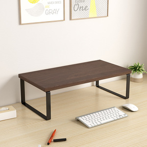 Computer Riser Stand Monitor <b>Bracket</b> Heightening Base Desktop Storage Rack Office Desk <b>Shelf</b> Modern Rectangle Standing Type - Product Image 4