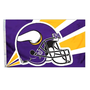 High Quality Polyester Super Bowl Football Teams Design <b>Flag</b> Custom 3x5ft 100% Polyester Minnesota Vikings <b>Flag</b> - Product Image 5