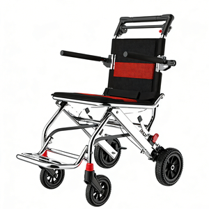 Silla de Ruedas Manual Compacta con Diseño de Carro, Ligera y Fácil de Transportar en Avión - Product Image 2