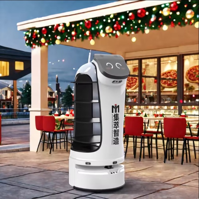 Autonomous Fully Automatic Delivery Service Robot for Hotels 67kg Payload 8-12h Battery Life App-Controlled & Auto-Charge