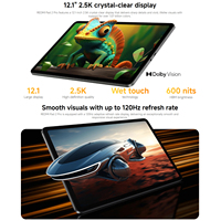 REDMI Pad 2 Pro d'origine 12,1 pouces, écran cristallin 2,5K, Snapdragon 7S Gen 4, Wi-Fi 6, BT 5.4, 12000 mAh, charge rapide 33 W, 6+128 Go