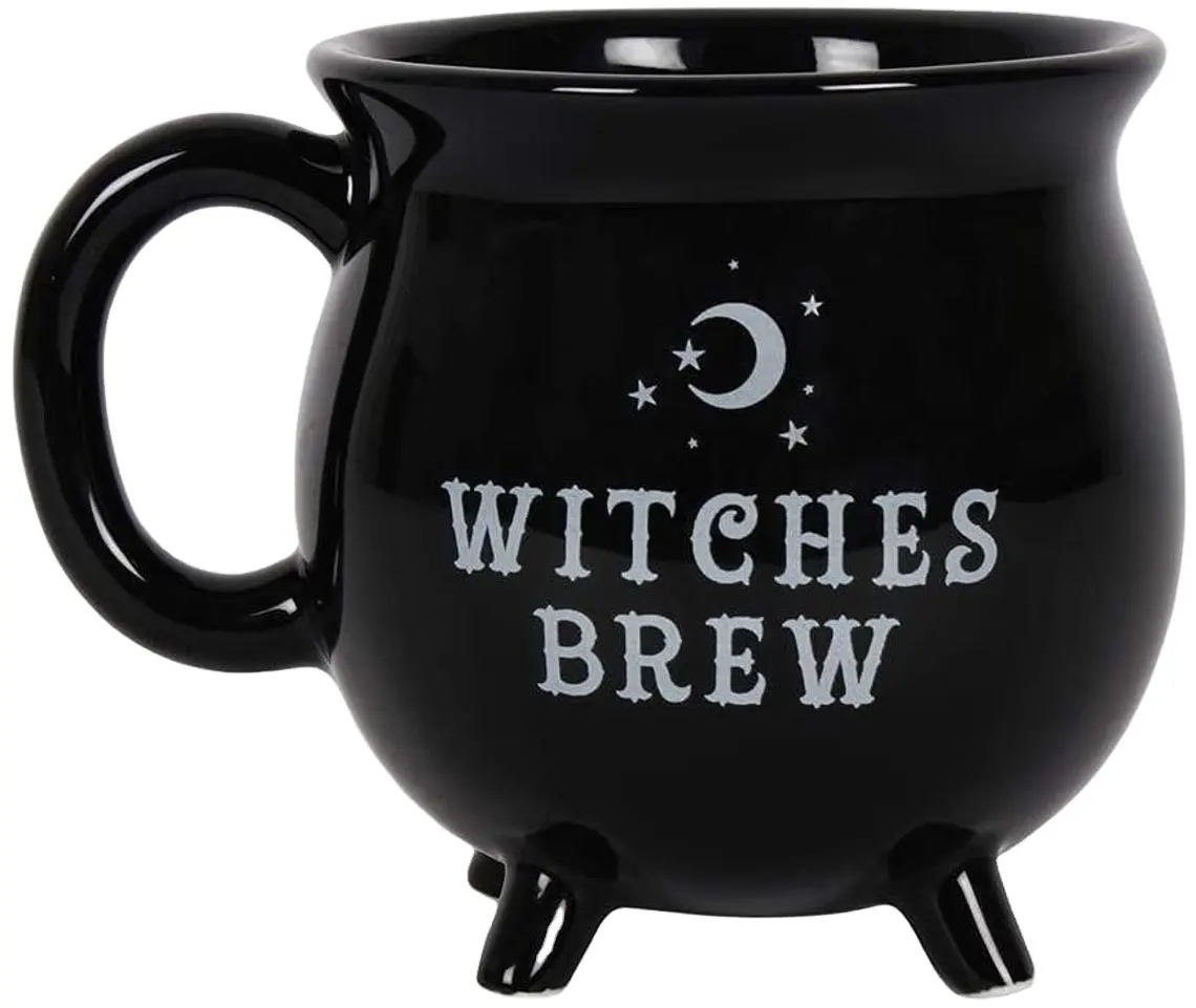 Taza de cerámica para Halloween de 12oz, Cauldron, decoración de café, regalo bonito para cualquier interés en la brujería