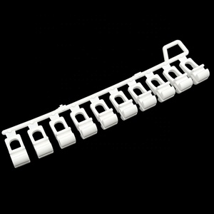 Nhựa Rèm Runner 10 miếng một liên kết Rèm theo dõi tàu lượn nhựa trượt tàu sân bay cho nhỏ Rèm vuông đường sắt - Product Image 1