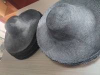 ND436 Parisisol Corps de chapeau en paille de sisal pour chapeaux à bord large, Capeline et chapeaux de cowboy en sisal 645
