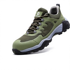 Zapatos de Seguridad Transpirables Verdes para Hombre y Mujer, Zapatos de Trabajo de Fábrica con Entresuela de Kevlar Suave y Cómoda. Zapatos de Protección Profesionales - Product Image 6