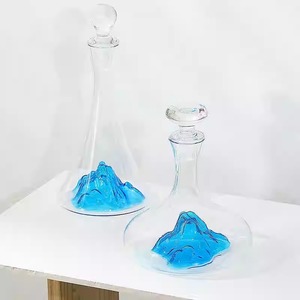 Di alta qualità bordeaux vetro di cristallo Decanter Design classico Cross-Border Dispenser di vino Set per uso domestico commerciale all'ingrosso - Product Image 3