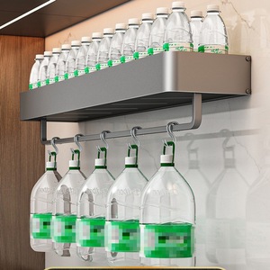 <b>Wall</b> <b>Mounted</b> Kitchen Storage Rack Large Capacity Multipurpose <b>Shelf</b> Rectangle Minimalist Design For Spice Knife Organizing - Product Image 1